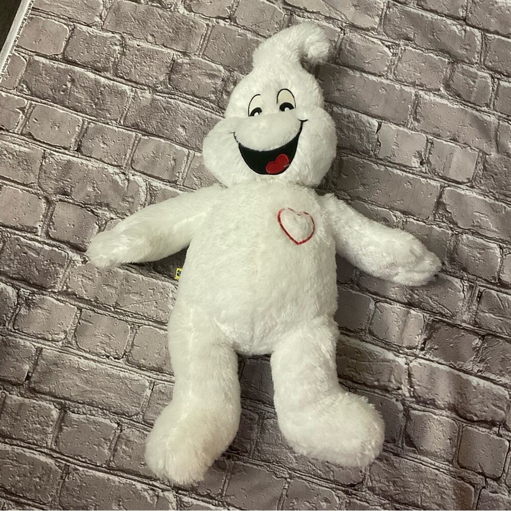 Build A Bear Plush Ghost Boorific 19" White Stuffed Animal Halloween VTG Holiday